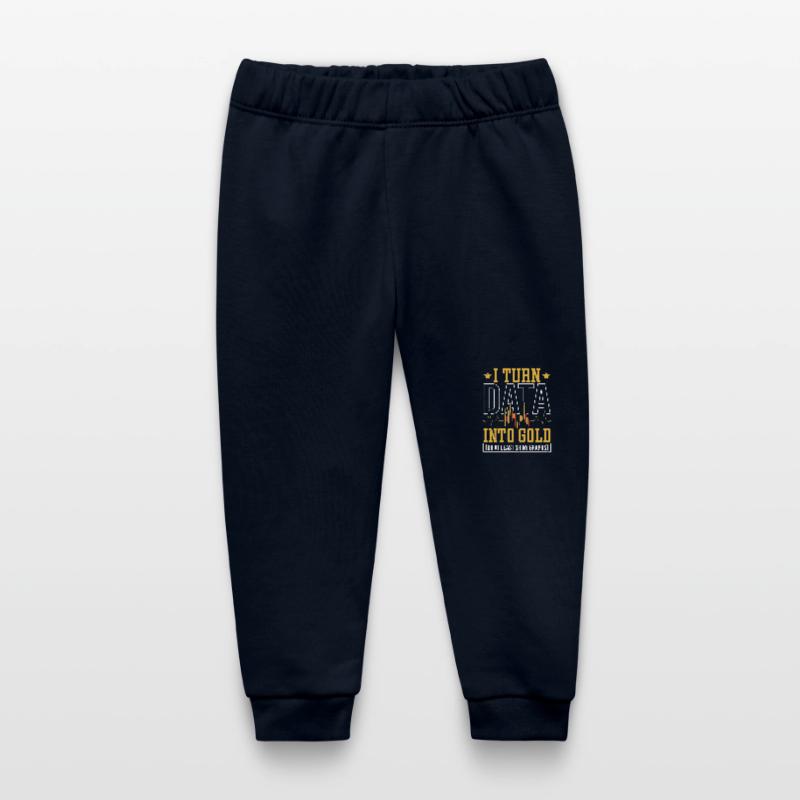 Statistics, Data Processing, Data Science Baby Organic Sweatpants by Stanley/Stella