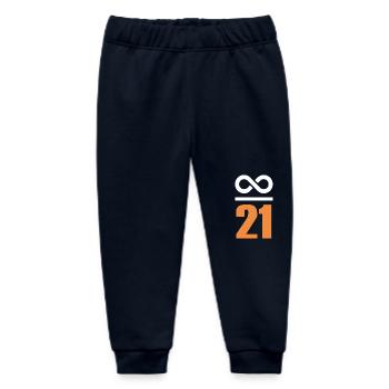 Bitcoin Sayings Store of Value Infinite 21 - Baby Organic Sweatpants by Stanley/Stella - navy - Front