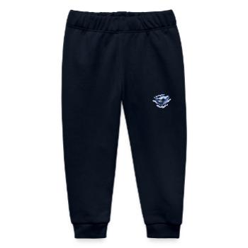 Fish Fish Sea Creatures Whale Marine Mammal - Baby Organic Sweatpants by Stanley/Stella - navy - Front