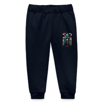 Abstract moderne - Urban modern colorful building - Baby Organic Sweatpants by Stanley/Stella - navy - Front