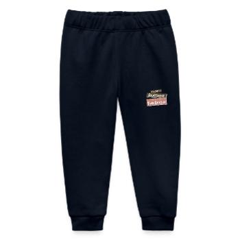 Lustige passende Familie sagt Geschwisterverbindung - Baby Organic Jogginghose Baby Tumbler von Stanley/Stella - Navy - Vorne