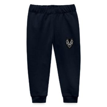 Icône de loup - Pantalon de jogging bébé bio Stanley/Stella - marine - Devant