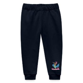Bremer Stadtmusikanten: Hahn am Mic – Showtime! - Baby Organic Jogginghose Baby Tumbler von Stanley/Stella - Navy - Vorne