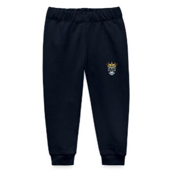 Skull King - Baby Organic Sweatpants by Stanley/Stella - navy - Front
