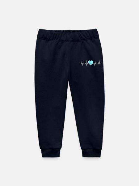 Bayern Herzschlag EKG - Baby Organic Jogginghose Baby Tumbler von Stanley/Stella - Navy