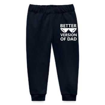 Better Version of Dad cool Kids Quotes - Baby Organic Jogginghose Baby Tumbler von Stanley/Stella - Navy - Vorne