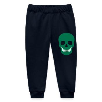 Skull: Symbol of eternity - Baby Organic Sweatpants by Stanley/Stella - navy - Front