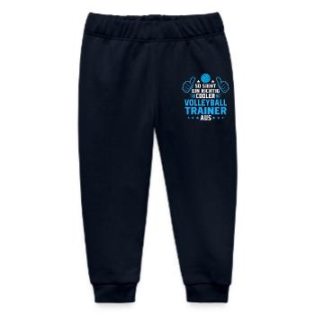 So sieht ein cooler Volleyball Trainer aus - Baby Organic Jogginghose Baby Tumbler von Stanley/Stella - Navy - Vorne