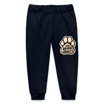 Gegen Tierquälerei - Baby Organic Jogginghose Baby Tumbler von Stanley/Stella - Navy - Vorne