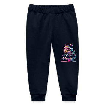 Capybara Jeux Vidéo Gamer Capybara - Baby Organic Jogginghose Baby Tumbler von Stanley/Stella - Navy - Vorne