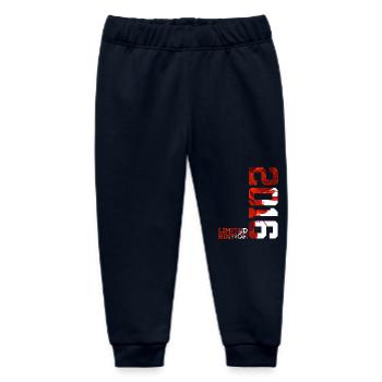 10E ANNIVERSAIRE 10 ANS ÉDITION LIMITÉE 2016 - Pantalon de jogging bébé bio Stanley/Stella - marine - Devant