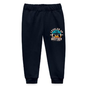 Zum großen Bruder 2025 aufgestiegen - Baby Organic Jogginghose Baby Tumbler von Stanley/Stella - Navy - Vorne
