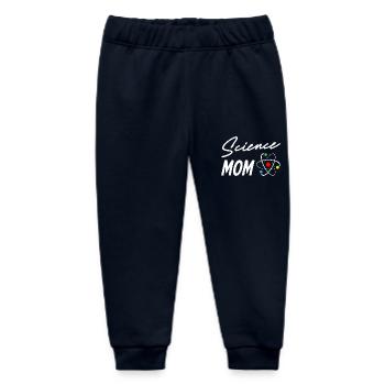 Science Mom - Baby Organic Sweatpants by Stanley/Stella - navy - Front