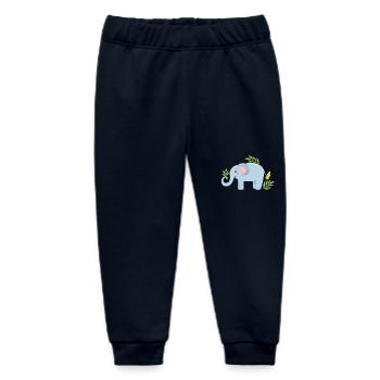 Baby Elephant - Baby Organic Jogginghose Baby Tumbler von Stanley/Stella - Navy - Vorne