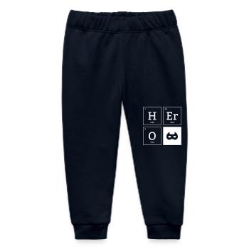 HERO Maske Superheld Elemente Geschenk - Baby Organic Jogginghose Baby Tumbler von Stanley/Stella - Navy - Vorne