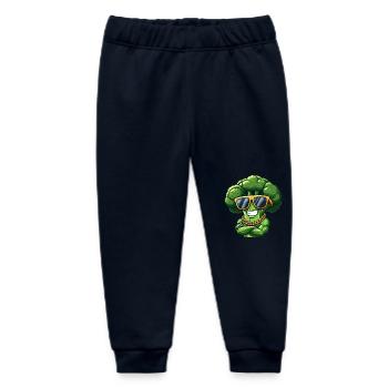 Cool Broccoli Sunglasses Gangster Vegetables - Baby Organic Sweatpants by Stanley/Stella - navy - Front