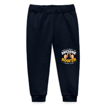 Dachdecker - Baby Organic Jogginghose Baby Tumbler von Stanley/Stella - Navy - Vorne