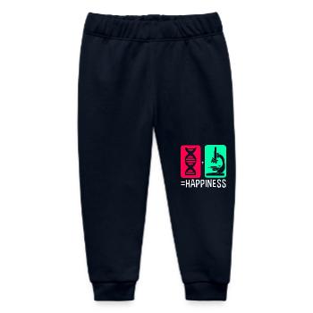 Structural formula molecule - Baby Organic Sweatpants by Stanley/Stella - navy - Front