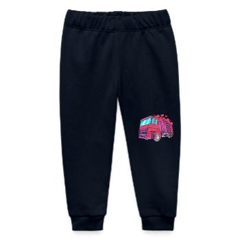 Garbage Can Garbage Truck Garbage Truck Garbage Man - Baby Organic Sweatpants by Stanley/Stella - navy - Front