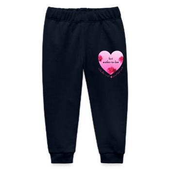 best mother in law - Baby Organic Jogginghose Baby Tumbler von Stanley/Stella - Navy - Vorne