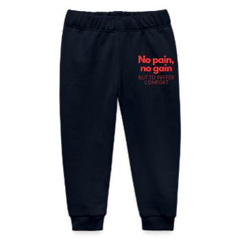 Ich bevorzuge Komfort - Baby Organic Jogginghose Baby Tumbler von Stanley/Stella - Navy - Vorne