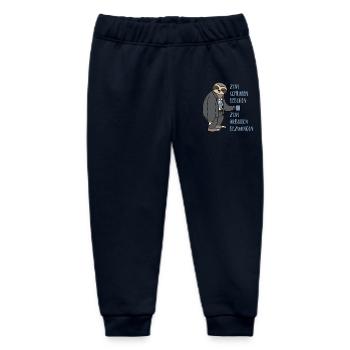 Faultier Zum Schlafen Geboren Arbeiten Gezwungen - Baby Organic Jogginghose Baby Tumbler von Stanley/Stella - Navy - Vorne