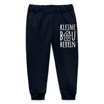 Kleine Bauherrin 2026 - Baby Organic Jogginghose Baby Tumbler von Stanley/Stella - Navy - Vorne