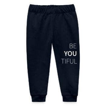 Be You Tiful Beautiful - Baby Organic Sweatpants by Stanley/Stella - navy - Front