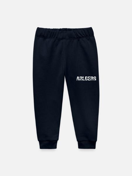 Arlberg Alps Austria Mountain - Baby Organic Sweatpants by Stanley/Stella - navy