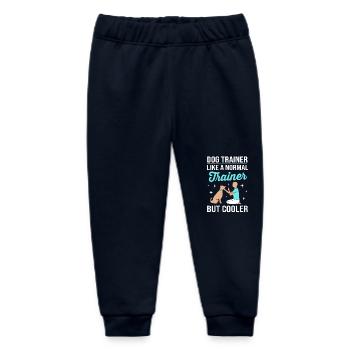 Dog trainer - Baby Organic Sweatpants by Stanley/Stella - navy - Front