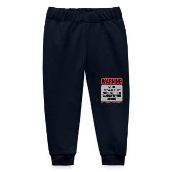 Construction site drywall assembly fitter - Baby Organic Sweatpants by Stanley/Stella - navy - Front