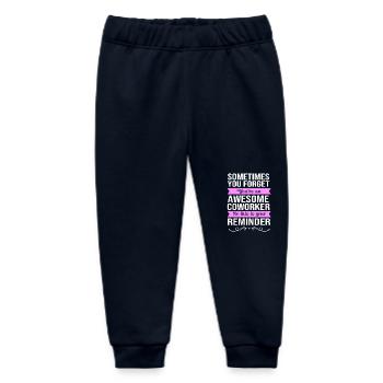 Mitarbeiter der Woche Mitarbeiter des Monats - Baby Organic Jogginghose Baby Tumbler von Stanley/Stella - Navy - Vorne