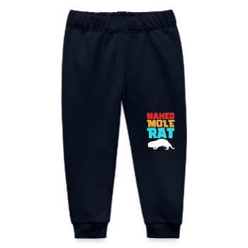 Sand puppy - Baby Organic Sweatpants by Stanley/Stella - navy - Front