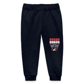 Nierenspender Spender Niere - Baby Organic Jogginghose Baby Tumbler von Stanley/Stella - Navy - Vorne