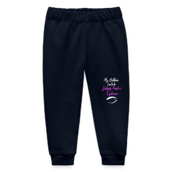 Cosmetics Beautician Microblading Make-up - Baby Organic Sweatpants by Stanley/Stella - navy - Front