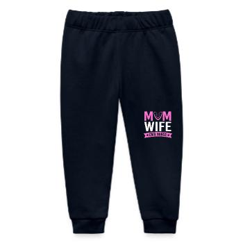 Medical Assistant MFA Mom Wife Mother - Baby Organic Sweatpants by Stanley/Stella - navy - Front
