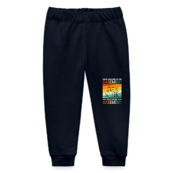 Schlagzeuger Schlagzeug Drumsticks - Baby Organic Jogginghose Baby Tumbler von Stanley/Stella - Navy - Vorne