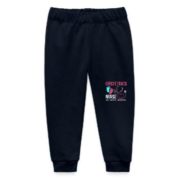 Obstétrique obstétrique sage-femme - Pantalon de jogging bébé bio Stanley/Stella - marine - Devant