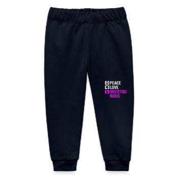 Nurse Pregnancy Hospital - Baby Organic Sweatpants by Stanley/Stella - navy - Front