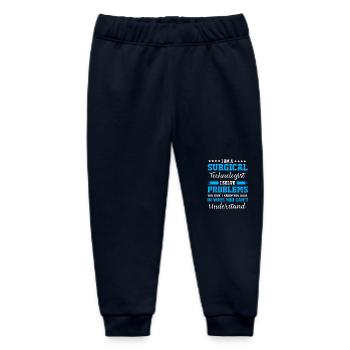 CTA Surgeon Surgery - Baby Organic Sweatpants by Stanley/Stella - navy - Front