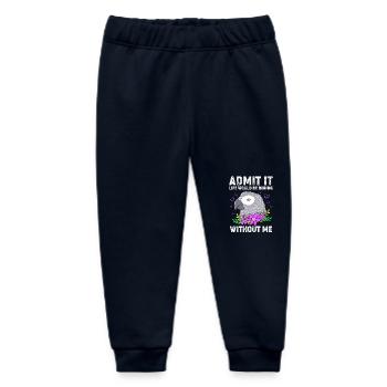 Papagei Grau Graupapagei - Baby Organic Jogginghose Baby Tumbler von Stanley/Stella - Navy - Vorne