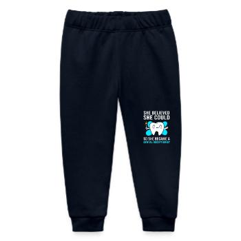 Dental Dentist Receptionist Dentist - Baby Organic Sweatpants by Stanley/Stella - navy - Front