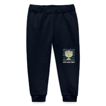 Hanukkah Chanukkah Hanukah - Baby Organic Jogginghose Baby Tumbler von Stanley/Stella - Navy - Vorne