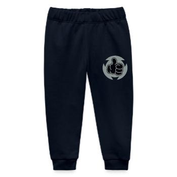 Thumbs up - Baby Organic Sweatpants by Stanley/Stella - navy - Front