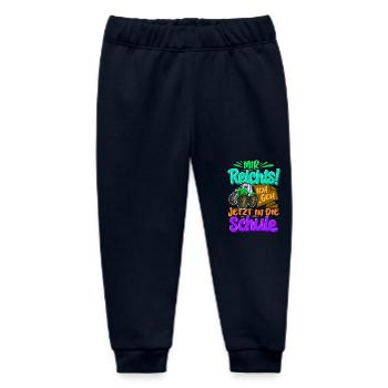 Traktor Kinder Einschulung - Baby Organic Jogginghose Baby Tumbler von Stanley/Stella - Navy - Vorne