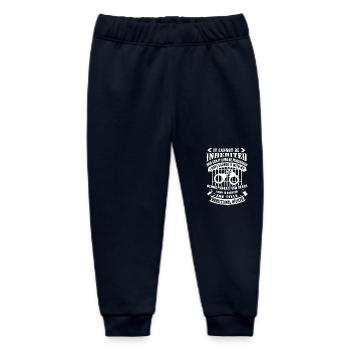 Forever The Title Correctional Officer - Baby Organic Sweatpants by Stanley/Stella - navy - Front