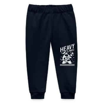 Heavy X-MAS - Heavy Metal Gitarre Weihnachtsmann - Baby Organic Jogginghose Baby Tumbler von Stanley/Stella - Navy - Vorne