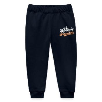 Half Century Shenanigans Party Hat Birthday - Baby Organic Sweatpants by Stanley/Stella - navy - Front