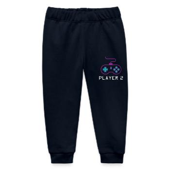 Player 2 Gamer - Baby Organic Jogginghose Baby Tumbler von Stanley/Stella - Navy - Vorne