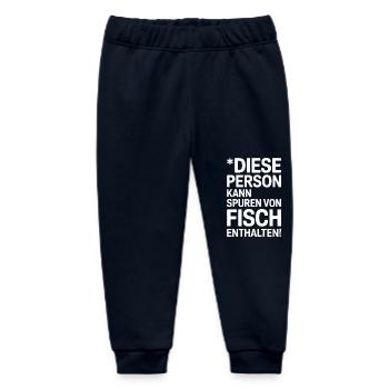Diese Person kann Spuren von Fisch enthalten - Baby Organic Jogginghose Baby Tumbler von Stanley/Stella - Navy - Vorne
